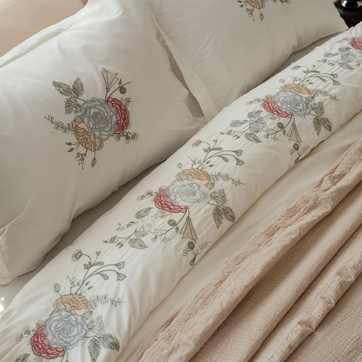 Blossom Embroidered Bedding Set