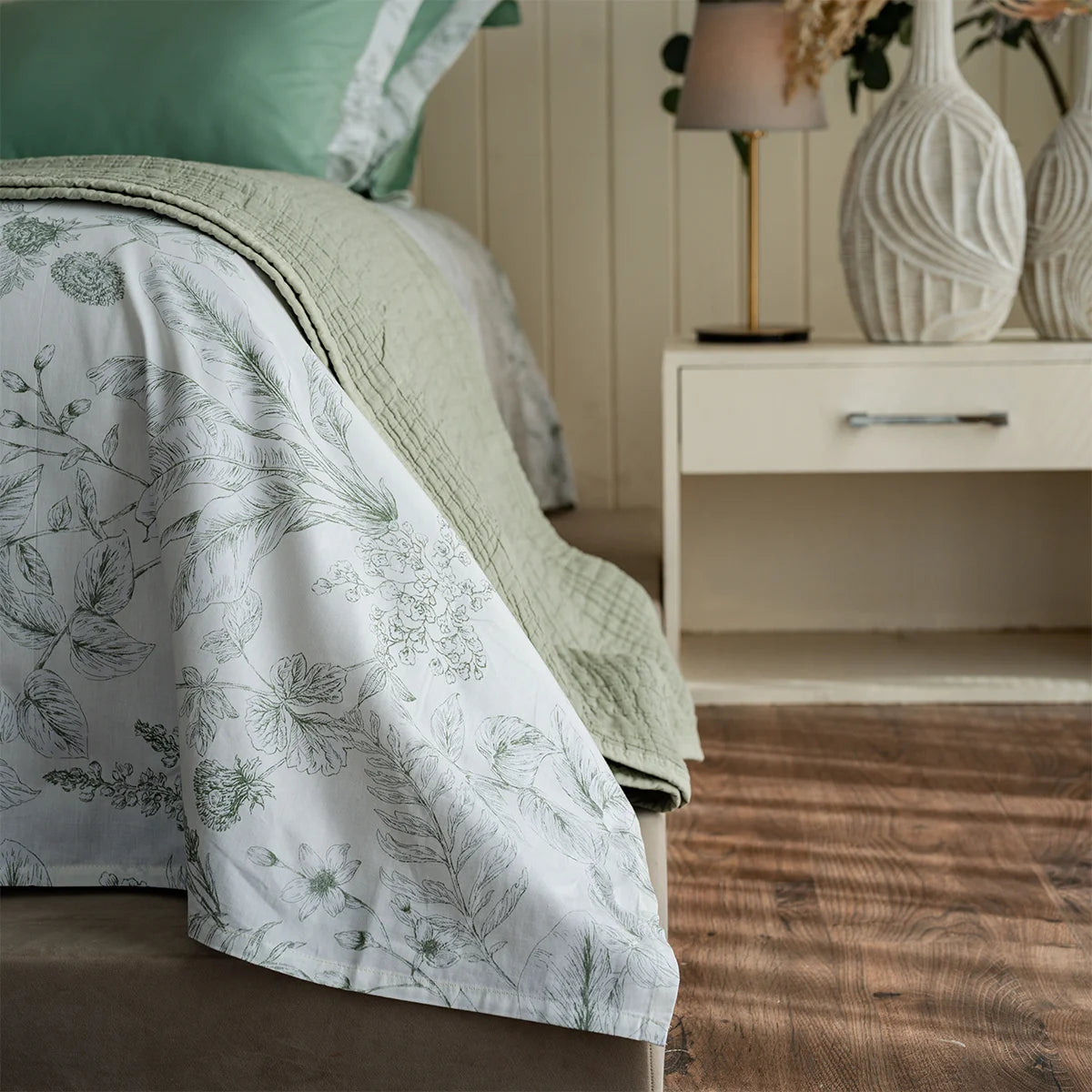 Botanical Sketch Cotton Sheet Set