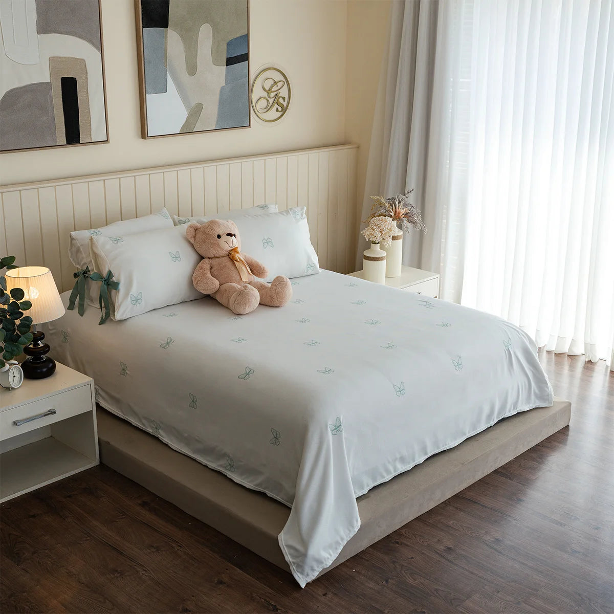 Butterfly Cotton Kids Coverlet