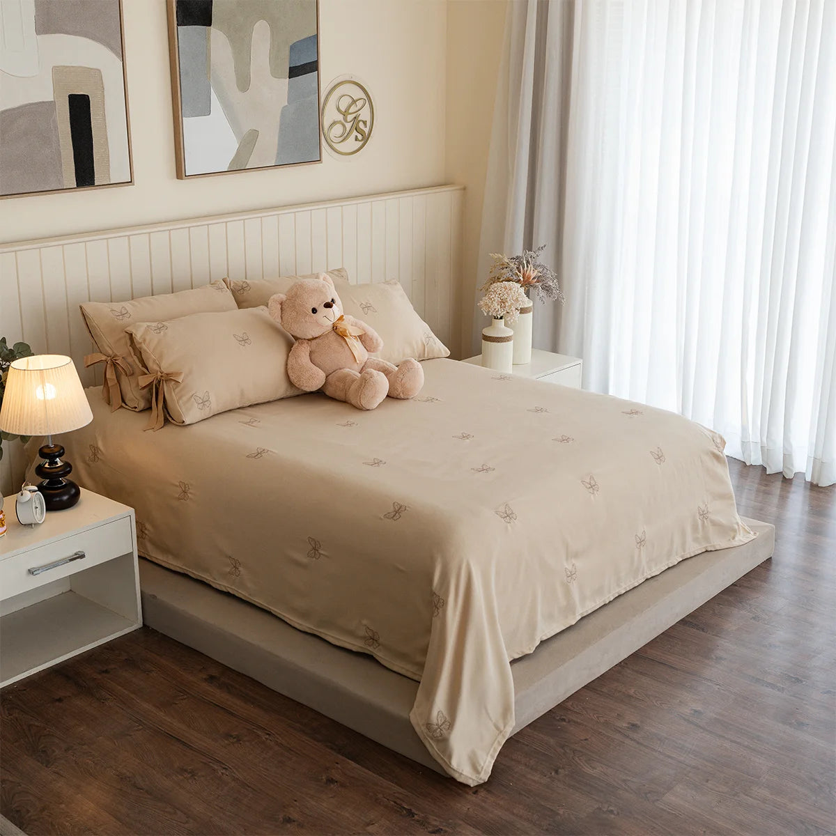 Butterfly Cotton Kids Coverlet