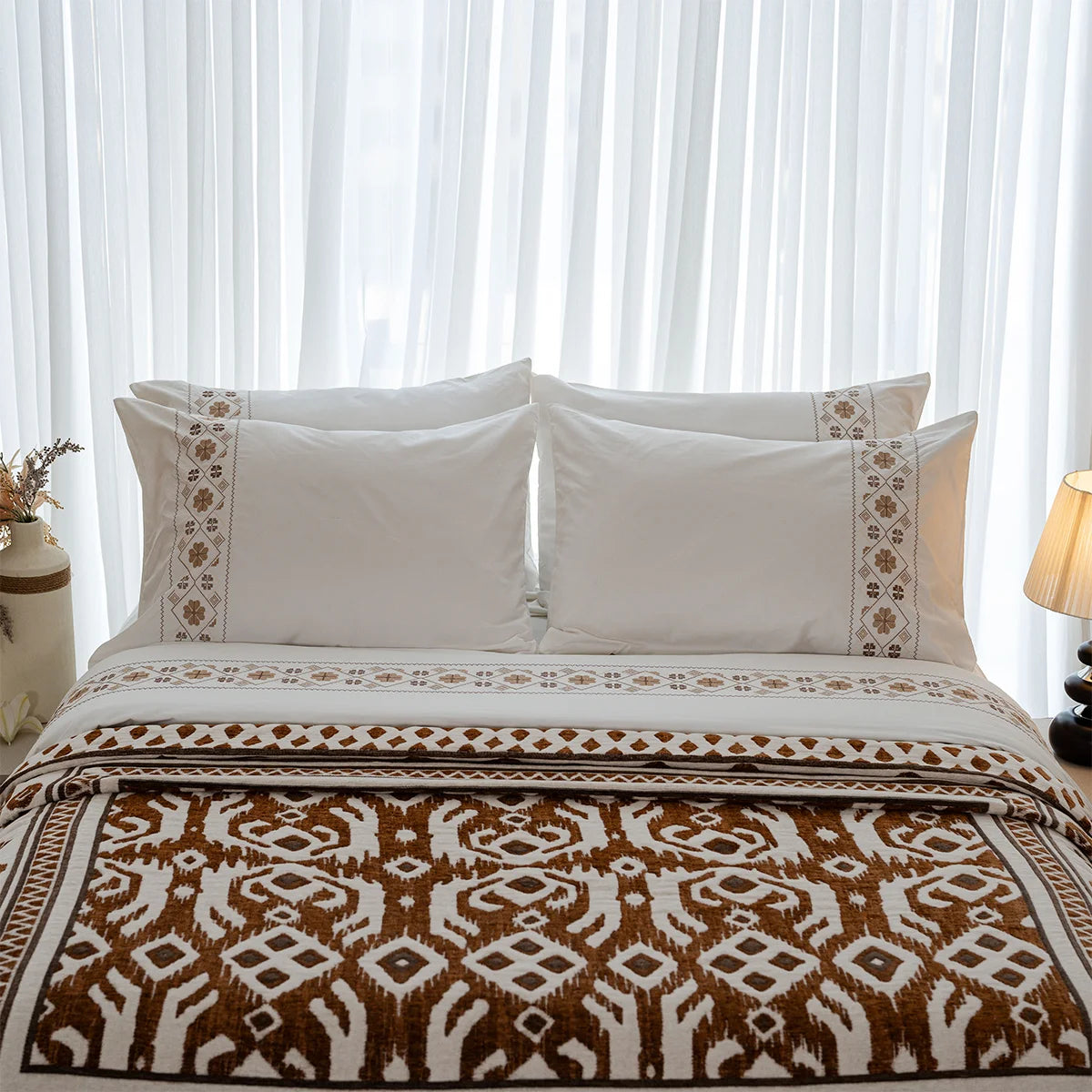 Kilim Embroidered Bedding Set