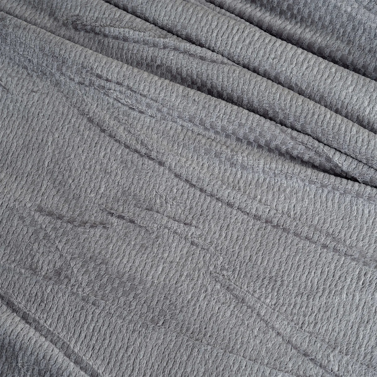 Ribbed Velvet Bed Throw