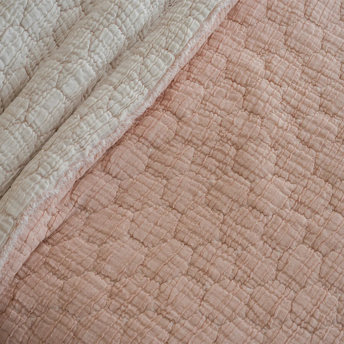 Ripple Cotton Coverlet (Reversible)