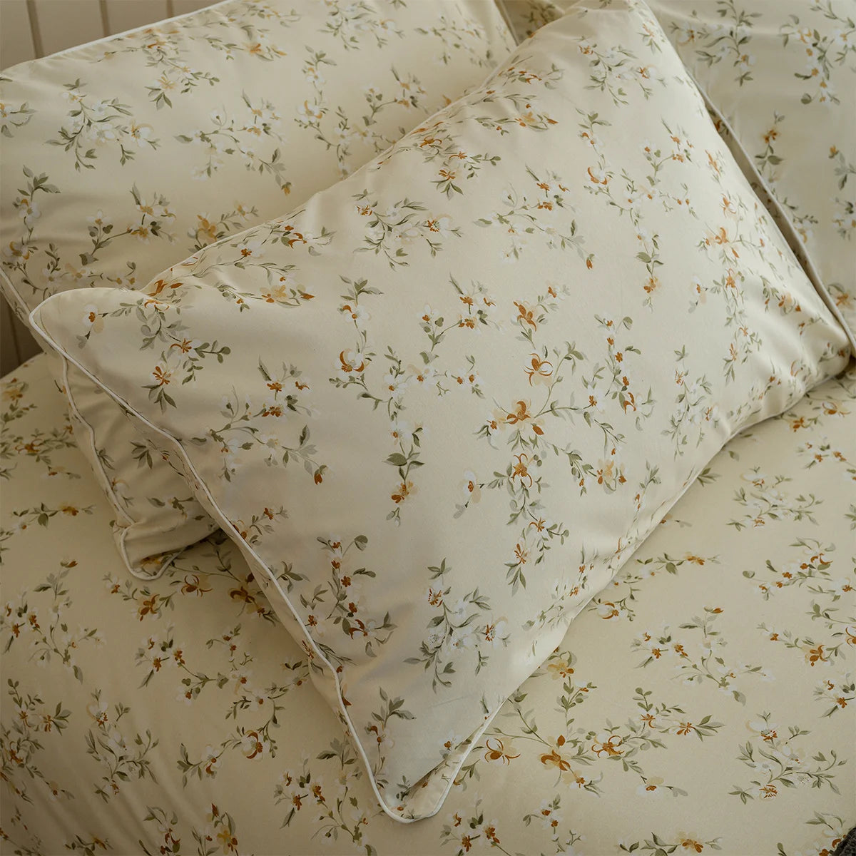 Sprig Floral Cotton Sheet Set