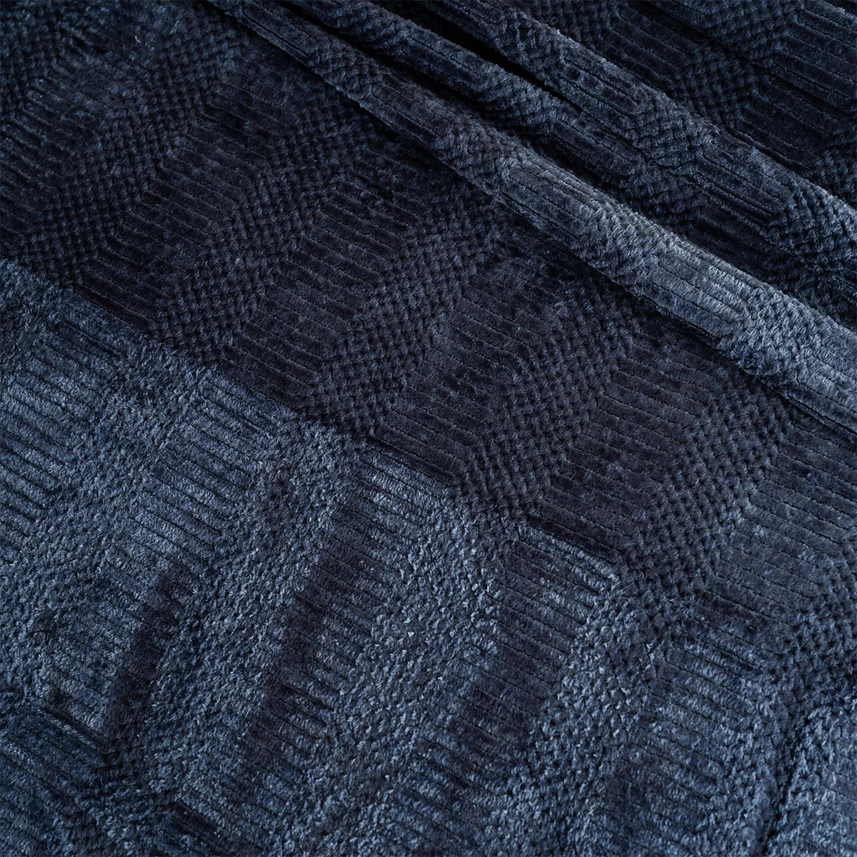 Textured Velvet Bed Throw