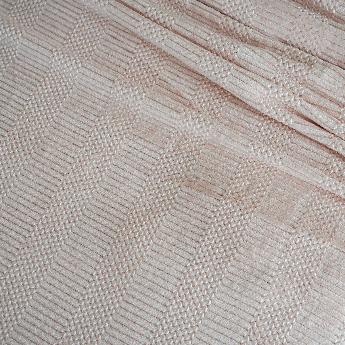 Textured Velvet Bed Throw