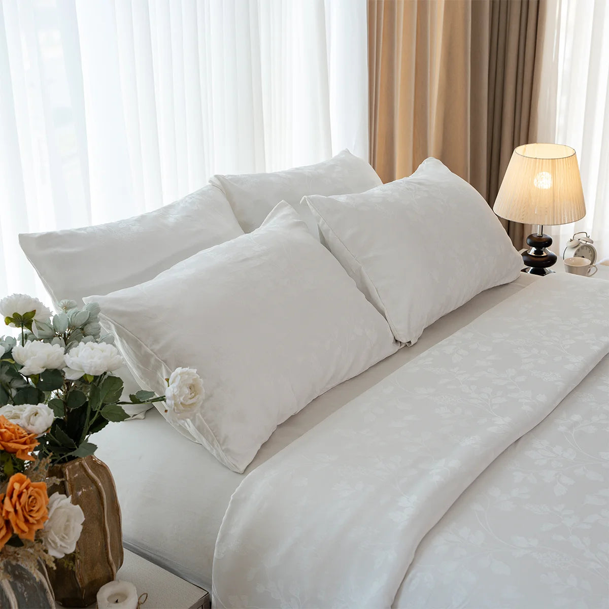 Vine Jacquard Sheet Set