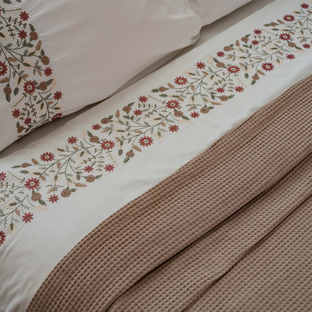 Wildflower Embroidered Bedding Set