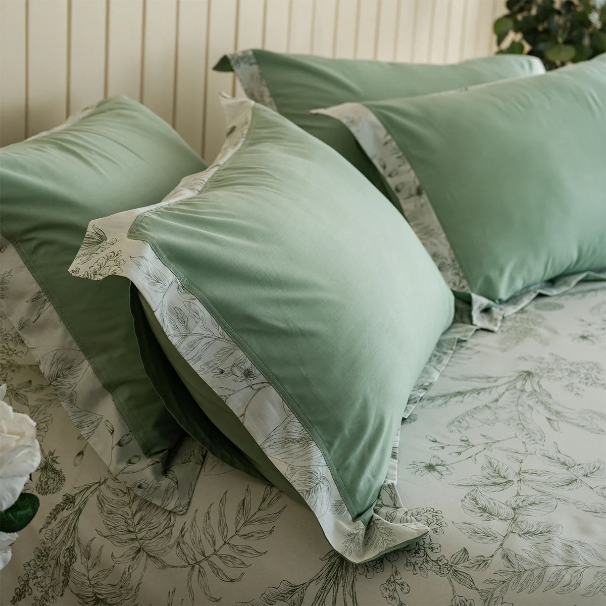 Botanical Sketch Cotton Sheet Set