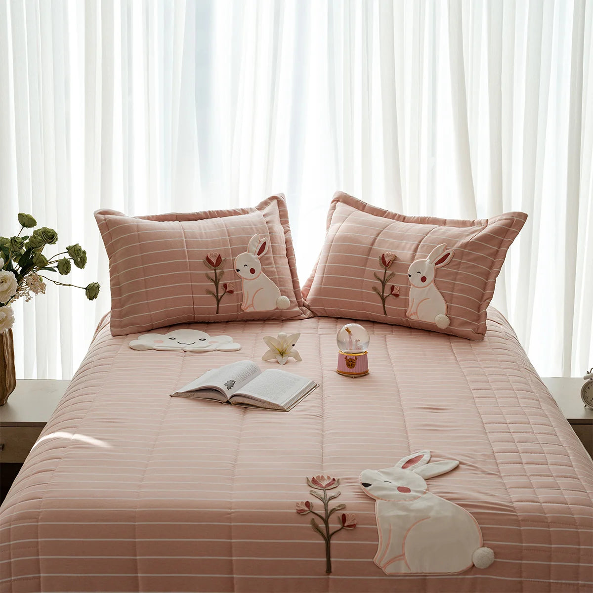 Bunny Cotton Kids Coverlet