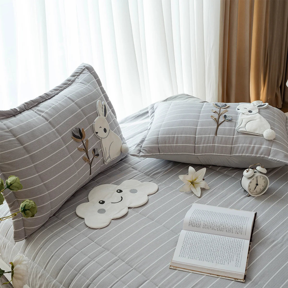 Bunny Cotton Kids Coverlet