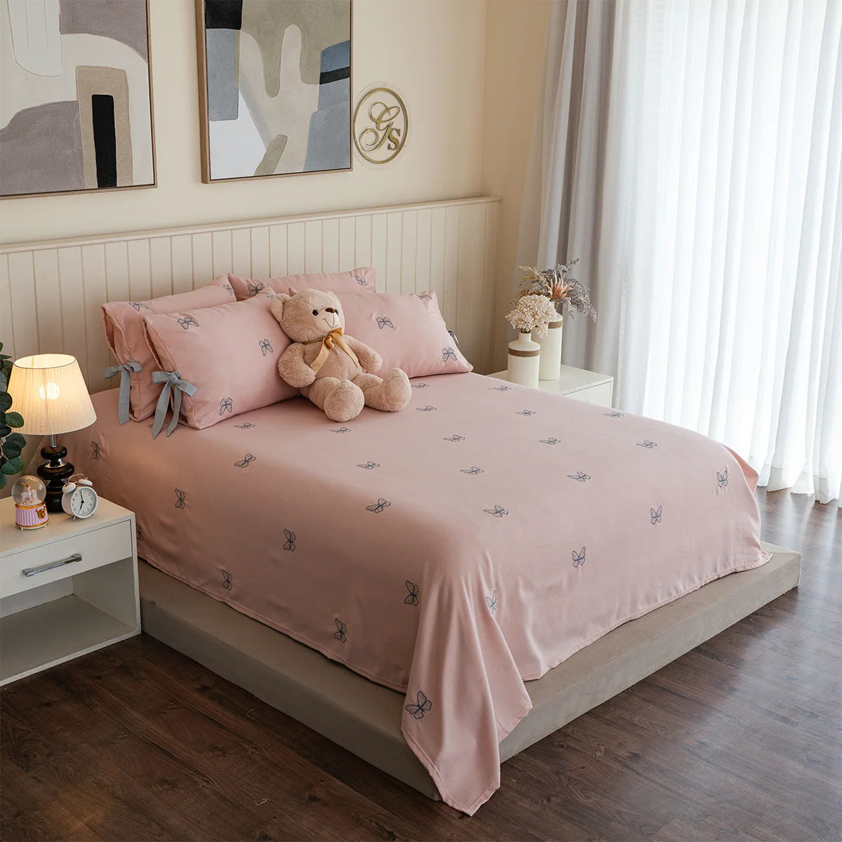 Butterfly Cotton Kids Coverlet