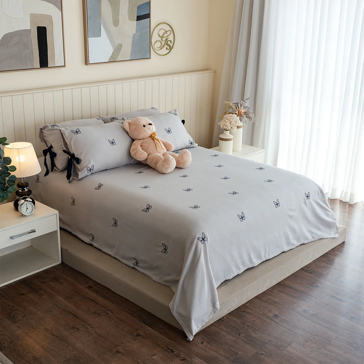 Butterfly Cotton Kids Coverlet