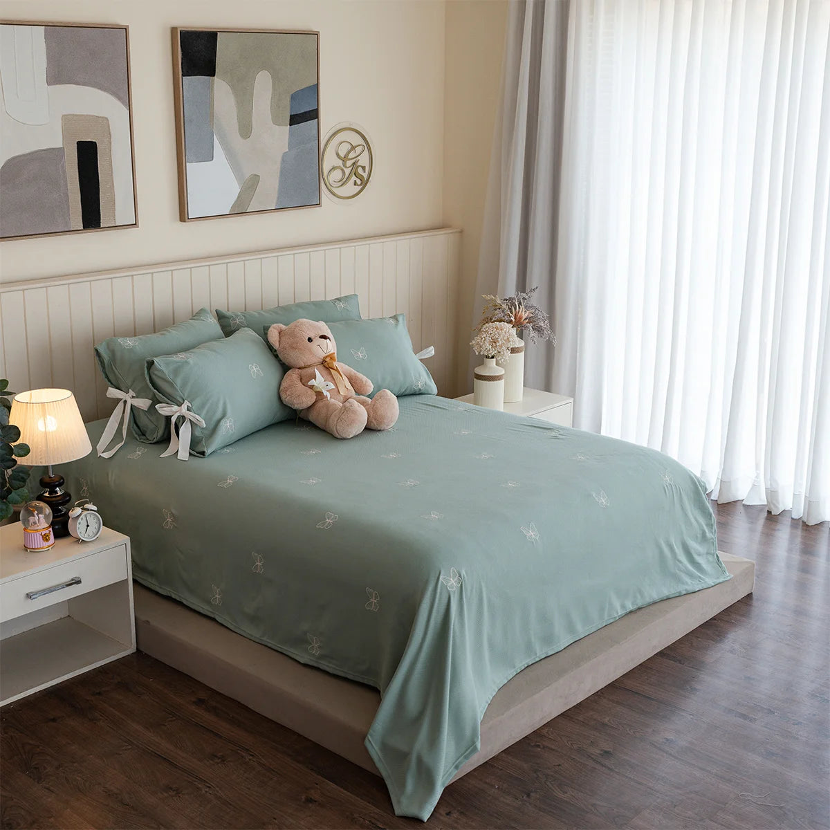 Butterfly Cotton Kids Coverlet