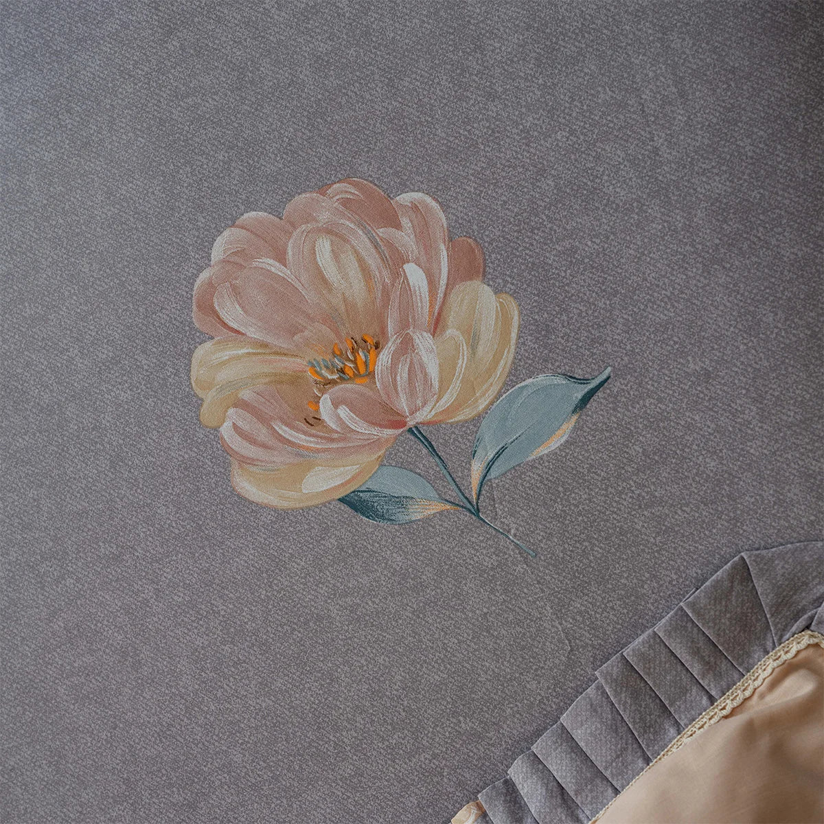 Camellia Ruffle Poly-Cotton Sheet Set