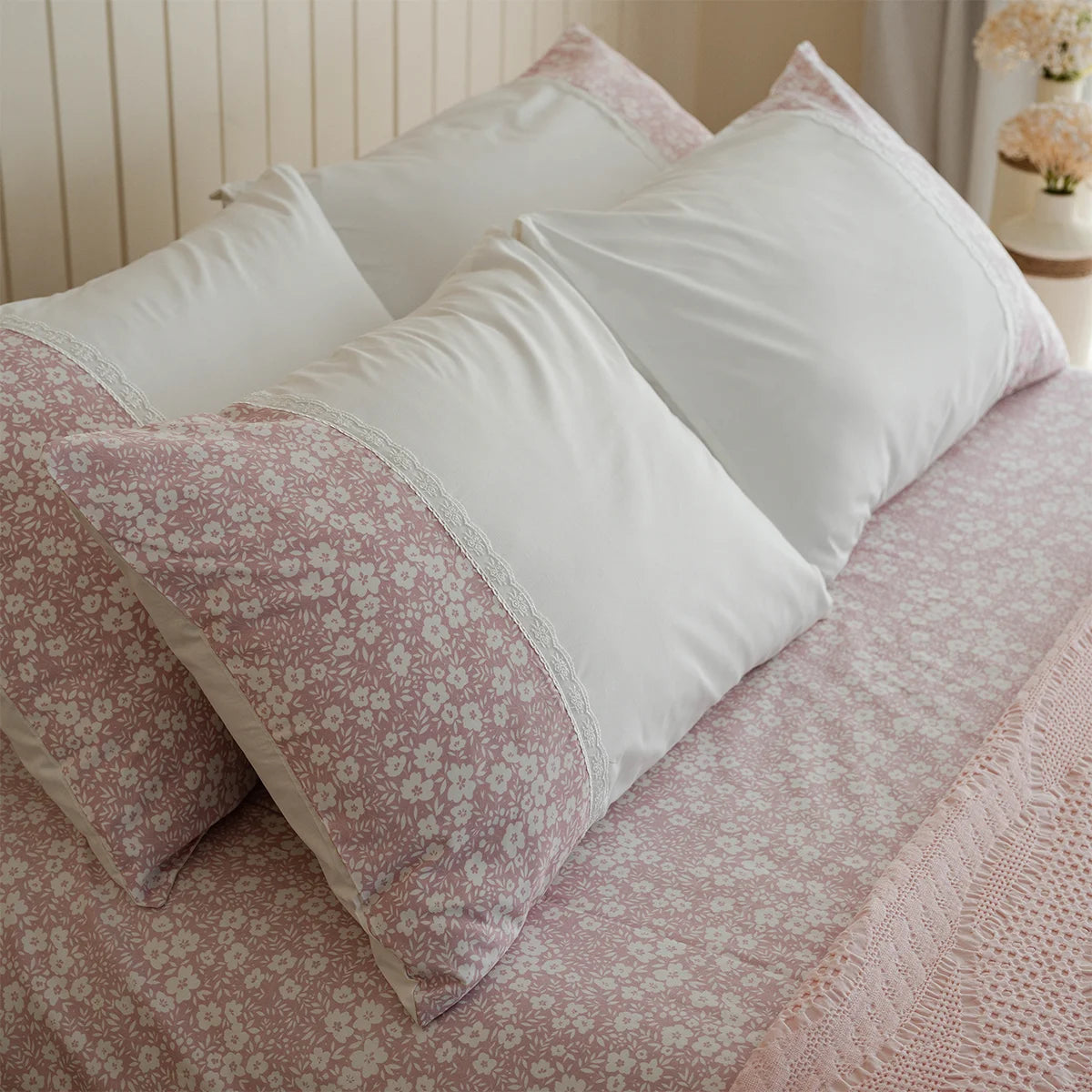 Ditsy Jacquard Cotton Sheet Set