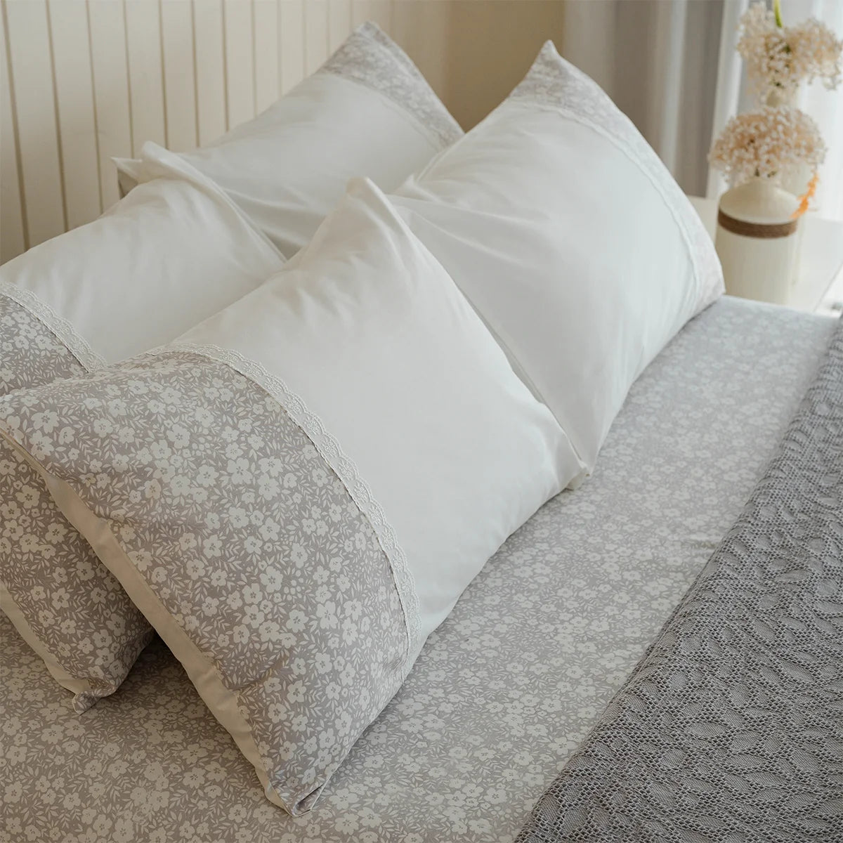 Ditsy Jacquard Cotton Sheet Set