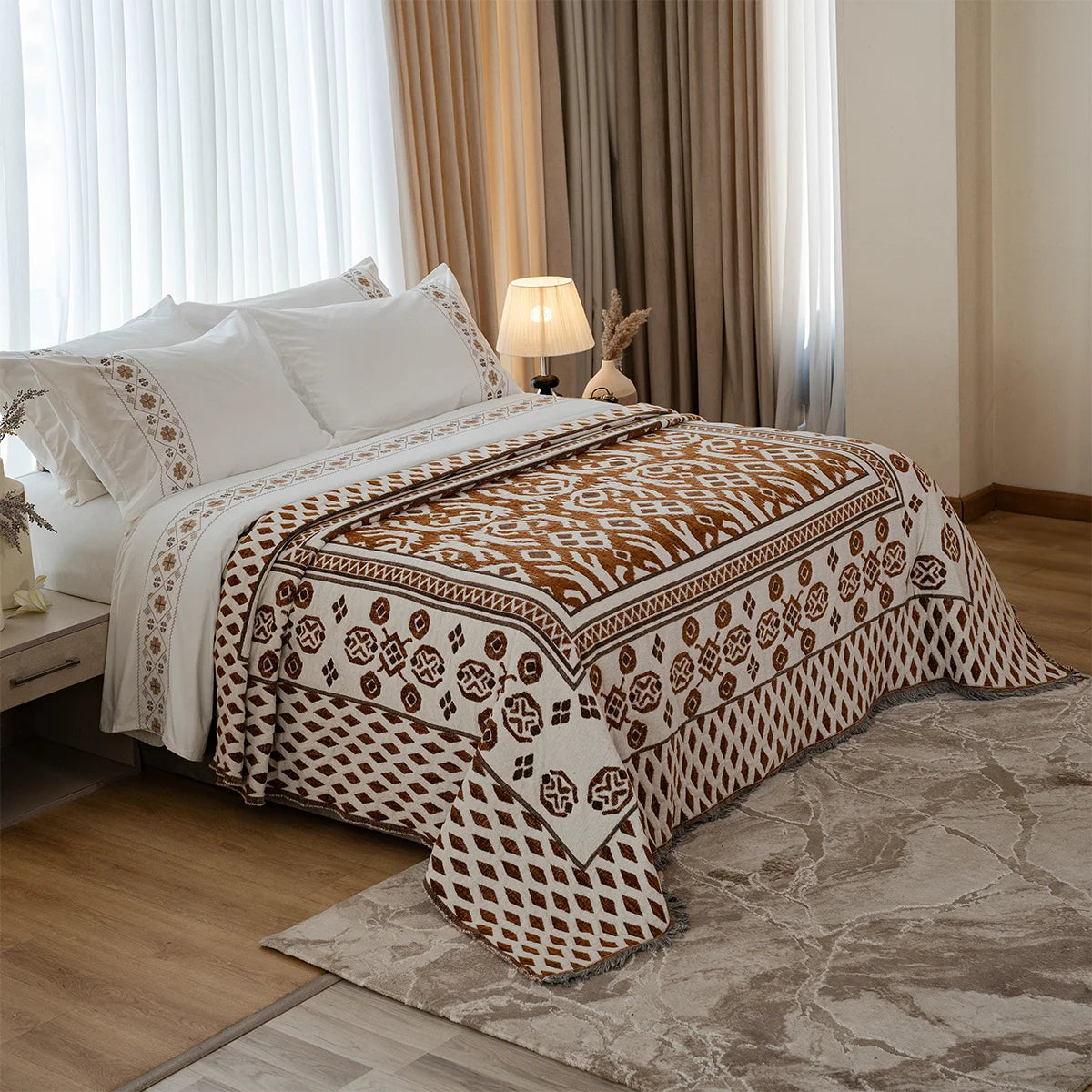 Kilim Embroidered Bedding Set