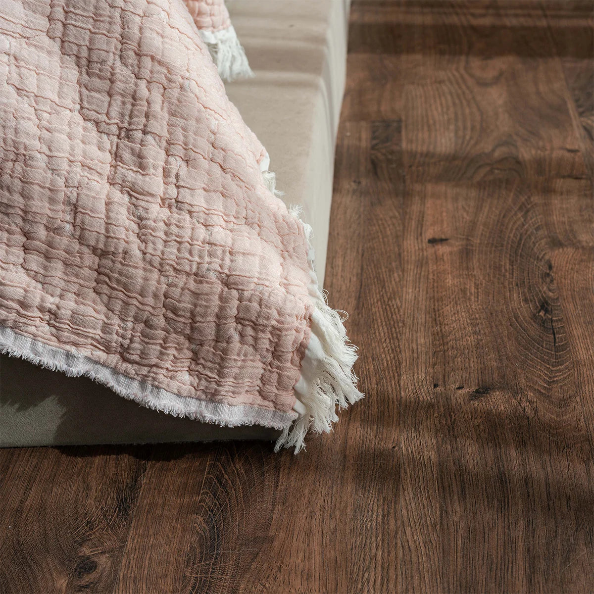 Ripple Cotton Coverlet (Reversible)
