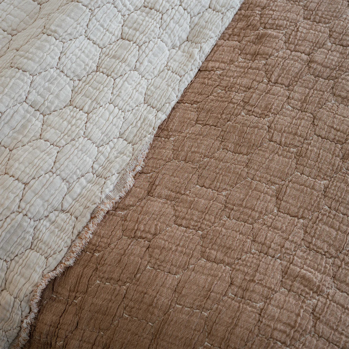 Ripple Cotton Coverlet (Reversible)