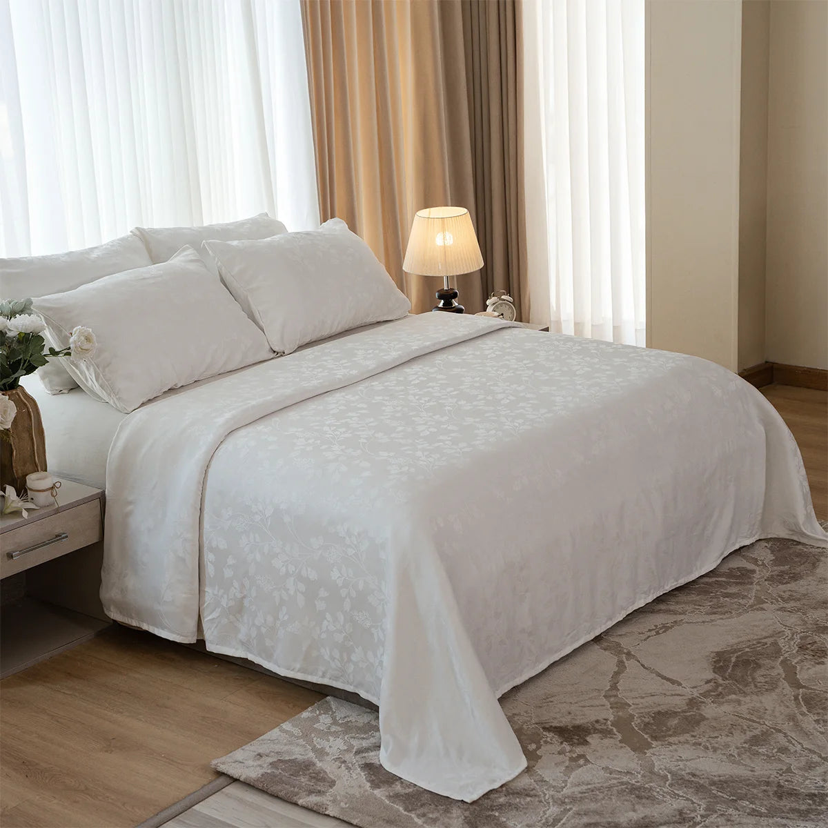 Vine Jacquard Sheet Set