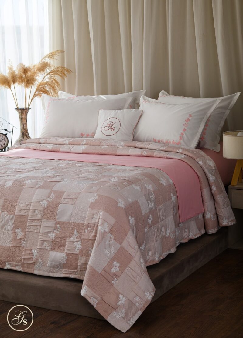 EM Butterfly Coverlet Kids 6Pcs - Children { 180 * 220 }, Kashmir