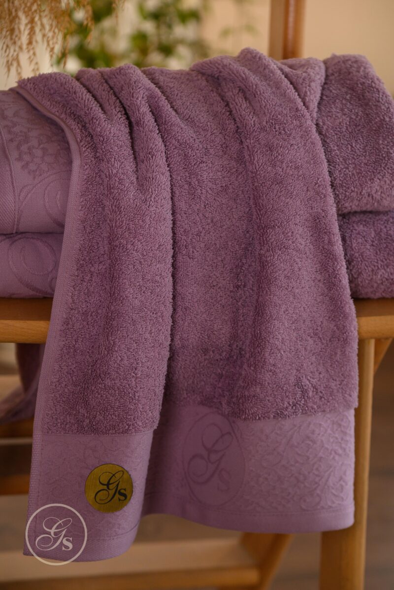 Gs Towel 70 * 140 - Bath (70*140), Purple, 01